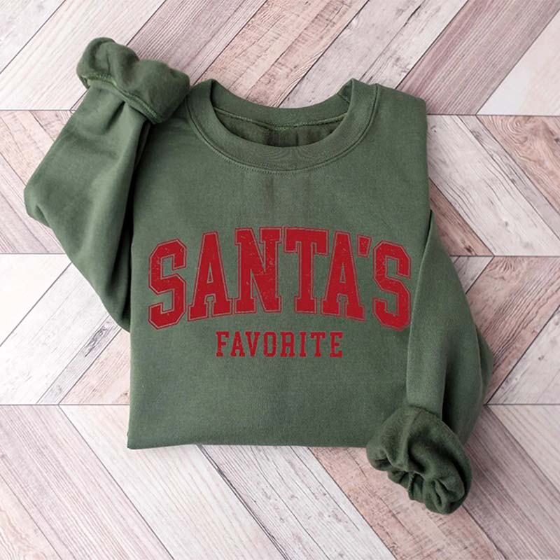Santas Favorite Christmas Sweatshirt