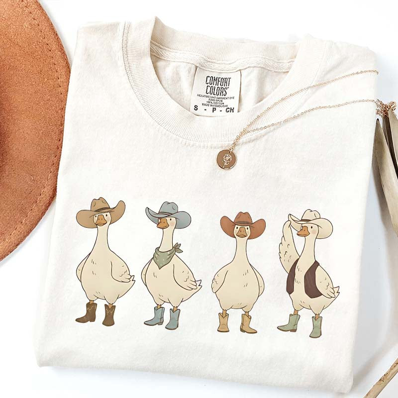 Western Goose Cowboy T-Shirt
