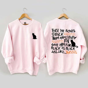 Funny Twist The Bones Cute Hocus Pocus Sweatshirt