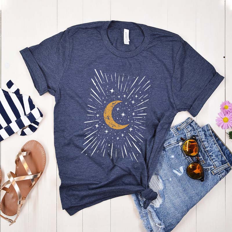 Comfort Colors Boho Moon Celestial T-Shirt