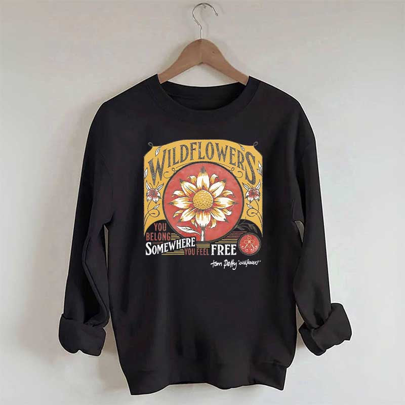 Tom Petty Wildflowers Natural Sweatshirt
