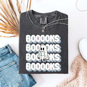 Comfort Color Bookish Summerween Spooky T-Shirt
