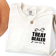 Custom Dog Dad Pet Name T-Shirt