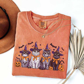 Fall Cat Lover Halloween T-Shirt