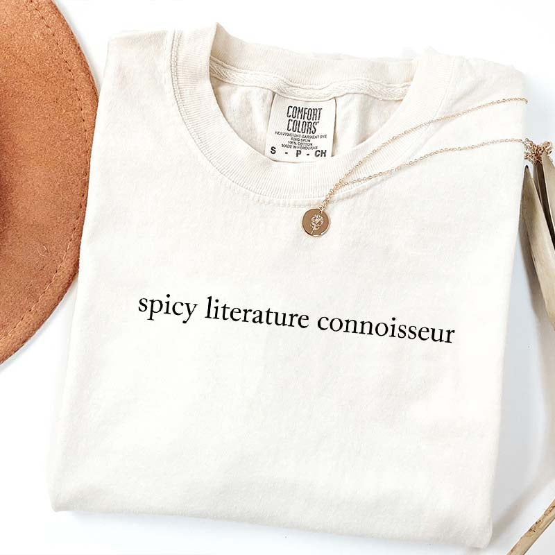 Spicy Literature Connoisseur Book lover T-Shirt