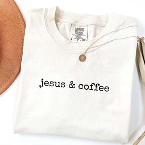 Jesus And Coffee Funny T-Shirt