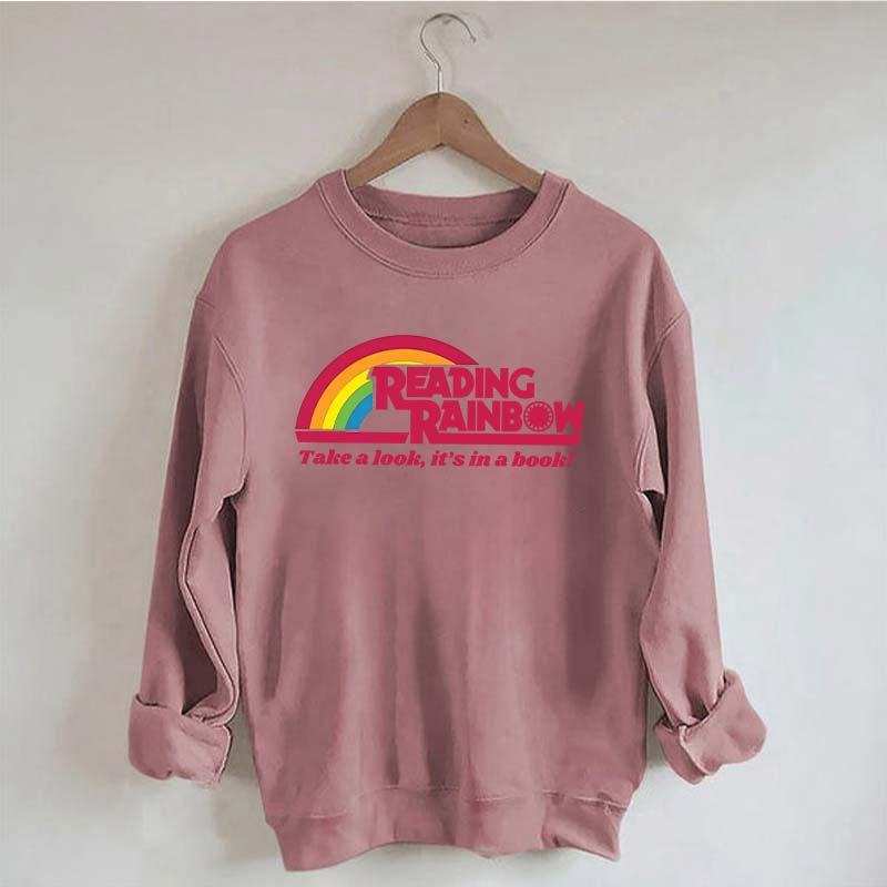 Reading Rainbow Take A Look It's In A Book Sweatshirt