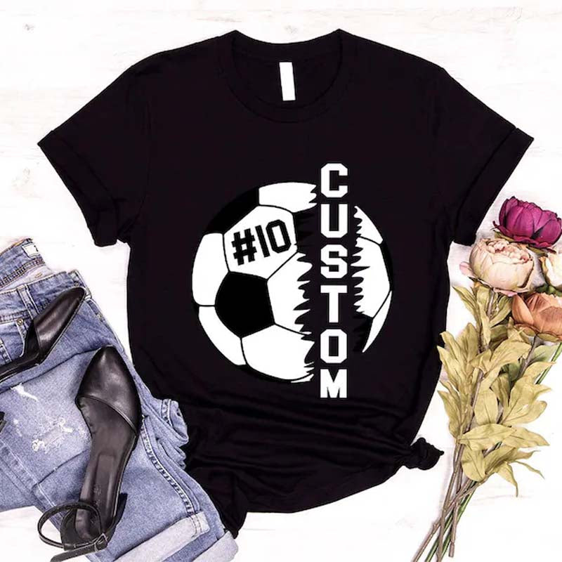 Custom Soccer Graphic T-Shirt