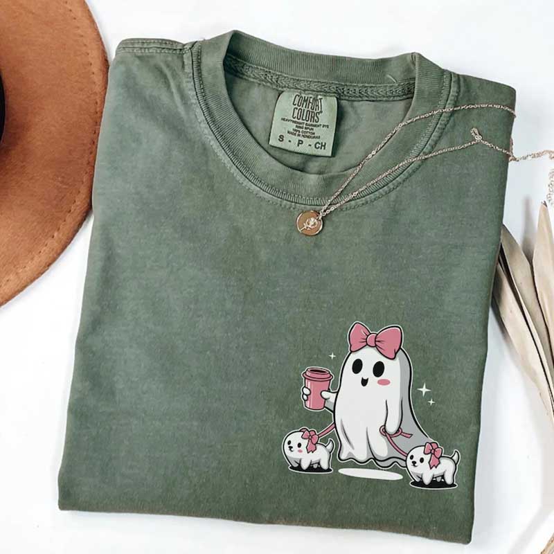 Ghost Walking Dog T-Shirt
