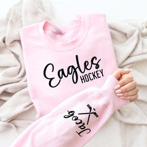 Personalized Hockey Mom Team Name Sweatshirt