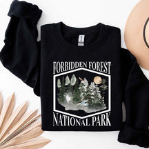 Retro Funny Forbidden Forest National Park Sweatshirt