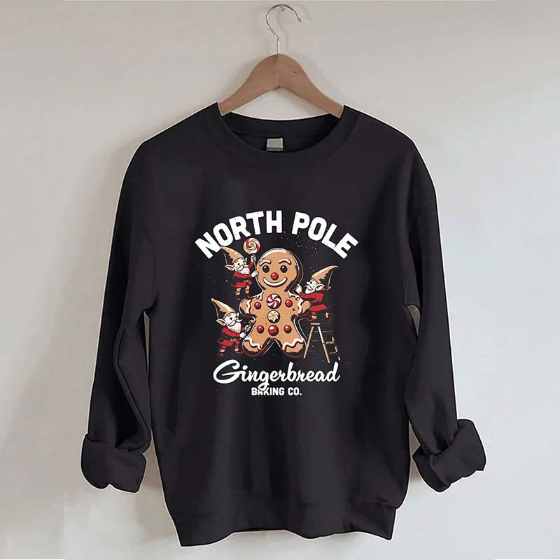 North Pole Gingerbread Baking Co Sweatshirt