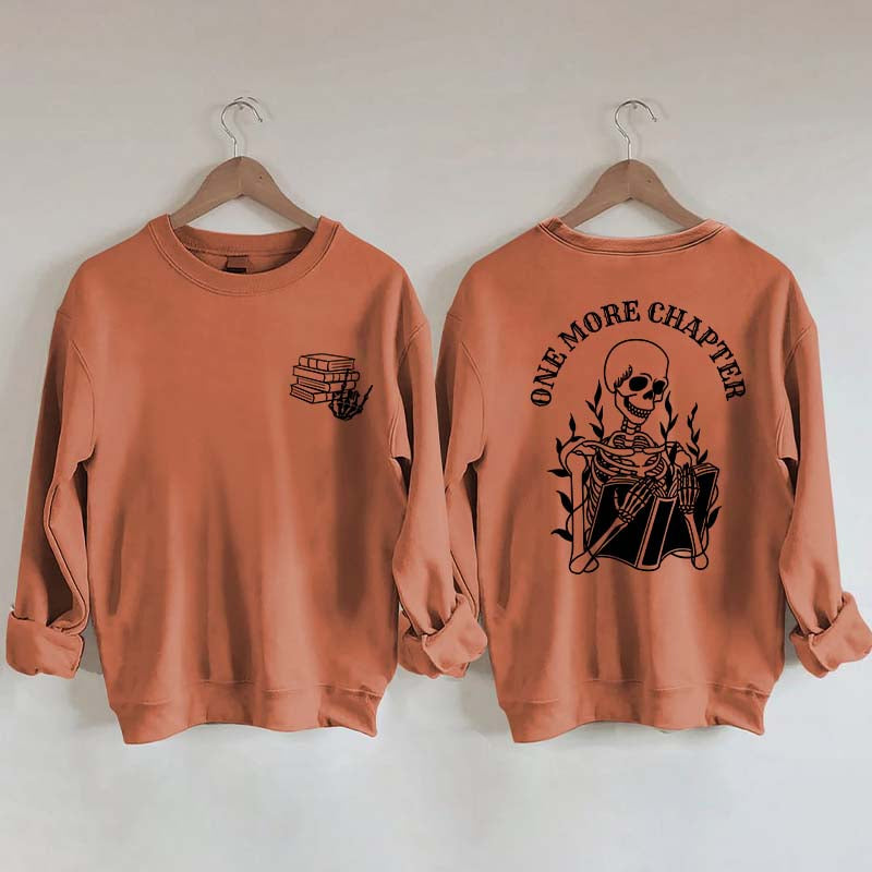 One More Chapter Book Nerd Sweatshirt