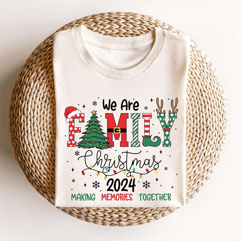 Christmas Crew We Are Family T-Shirt