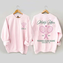 Personalized Tennis Club Coach Sweatshirt