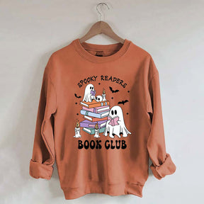 Ghost Halloween Spooky Readers Sweatshirt