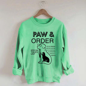 Paw And Order Fur Mama Sweatshirt
