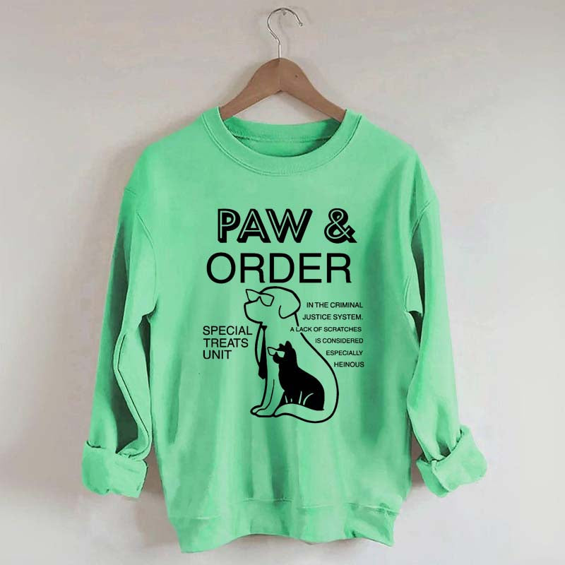 Paw And Order Fur Mama Sweatshirt
