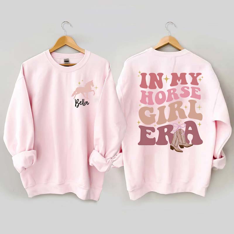 Custom In My Horse Girl Era Sweatshirt
