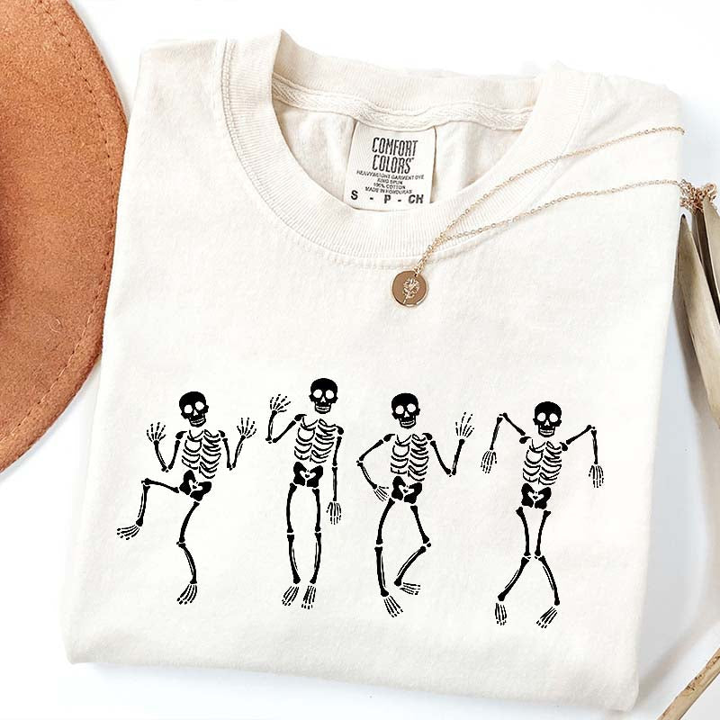 Comfort Colors Minimalist Dancing Skeleton T-Shirt