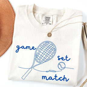 Tennis Game Set Match T-Shirt