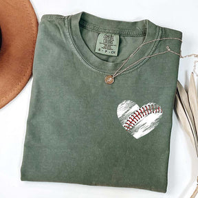 Retro Heart Baseball T-Shirt