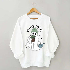 Crazy Plant Lady Ghost Sweatshirt