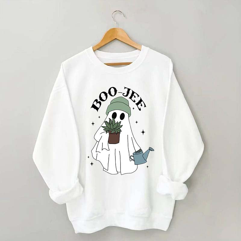 Crazy Plant Lady Ghost Sweatshirt