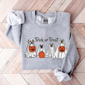 Halloween Dog Trick Or Treat Sweatshirt