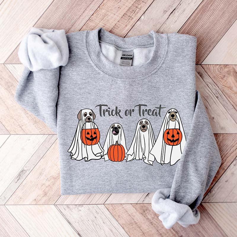 Halloween Dog Trick Or Treat Sweatshirt