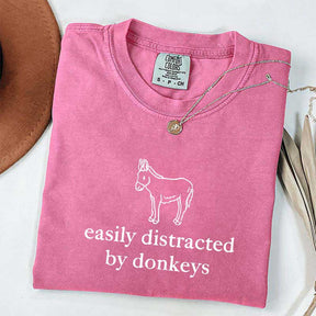 Easily Distracted by Donkeys T-Shirt