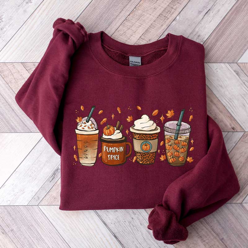 Fall Coffee Pumpkin Spice Sweatshirt