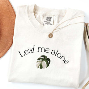Funny Leaf Me Alone Monstera T-Shirt