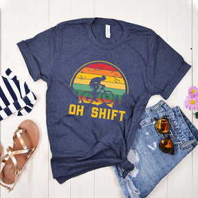 Oh Shift Mountain Biking T-Shirt