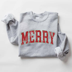 Retro Merry Christmas Sweatshirt