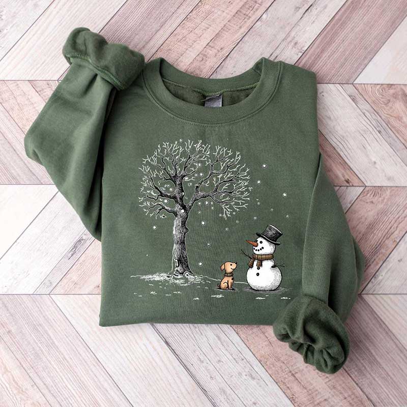 Let It Snow Snowman Sweatshirt