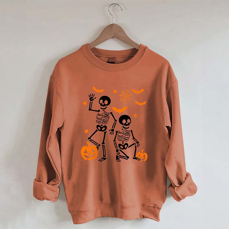 Funny Slightly Subtle FDT Halloween Skeleton Sweatshirt