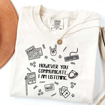 Everyone Communication Speechie AAC Bcba Aba T-Shirt