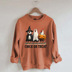 Retro Halloween Chicken Sweatshirt