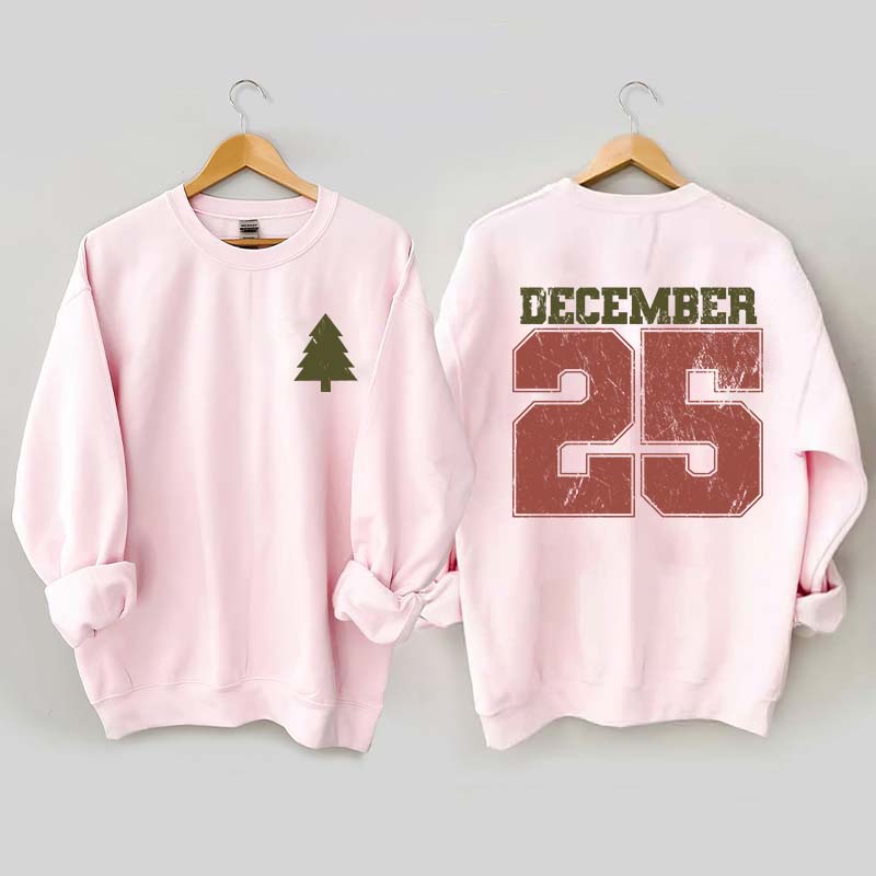 Distressed December 25 Sweatshirt