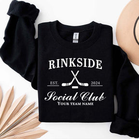 Personalized Hockey Mom Rinkside Social Club Sweatshirt