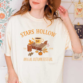 Stars Hollow Fall Autumn leaves T-Shirt