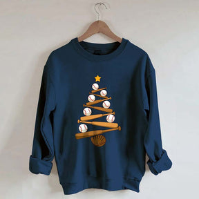 Baseball Christmas Tree Sweatshirt