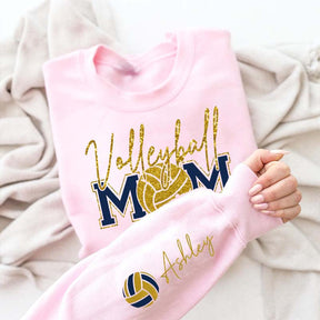 Custom Volleyball Mom Printed Sweatshirt