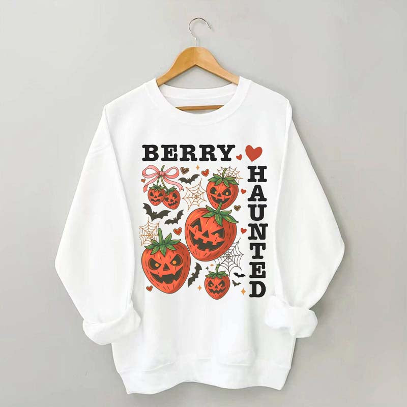 Strawberry Coquette Summerween Scary Fruit Sweatshirt