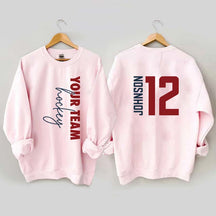 Custom Hockey  Name and Number Sweatshirt