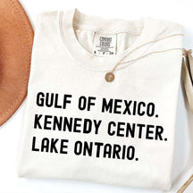 Gulf of Mexico Kennedy Center Lake Ontario T-Shirt