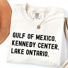 Gulf of Mexico Kennedy Center Lake Ontario T-Shirt