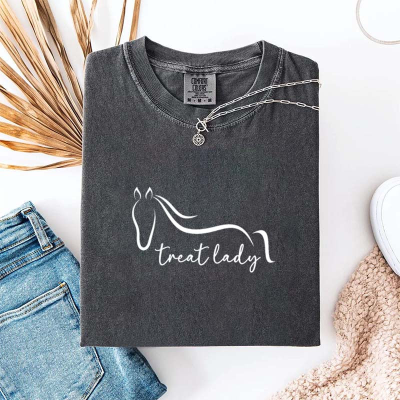 Treat Lady Horse Lover T-Shirt