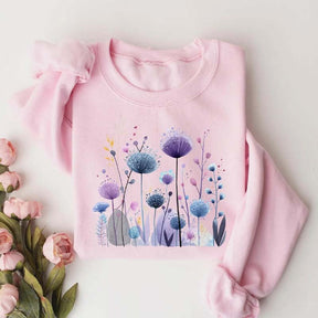 Cute Spring Wildflowers Sweatshirt